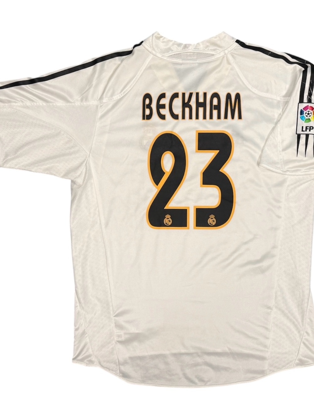 David Beckham #23 Real Madrid 2004 / 05 Galacticos White Adidas Soccer Jersey